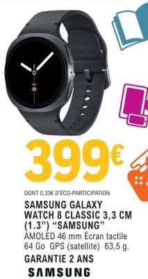 SAMSUNG GALAXY WATCH 8 CLASSIC 3,3 CM (1.3”) “SAMSUNG”