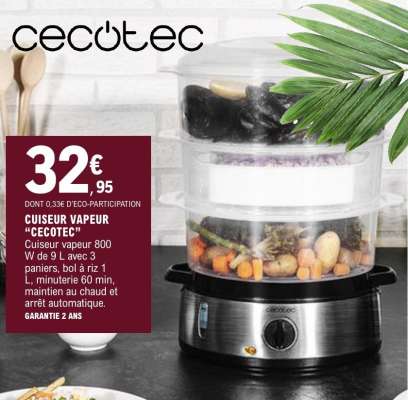 Cuiseur vapeur “Cecotec”