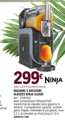 MACHINE À BOISSONS GLACÉES NINJA SLUSHI