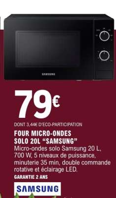FOUR MICRO-ONDES SOLO 20L “SAMSUNG”