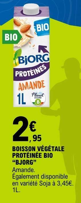BOISSON VÉGÉTALE PROTÉINÉE BIO "BJORG"