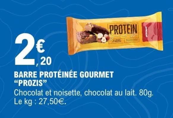 BARRE PROTÉINÉE GOURMET “PROZIS”