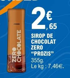 SIROP DE CHOCOLAT ZERO “PROZIS”
