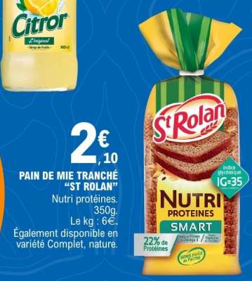 PAIN DE MIE TRANCHÉ “ST ROLAN”