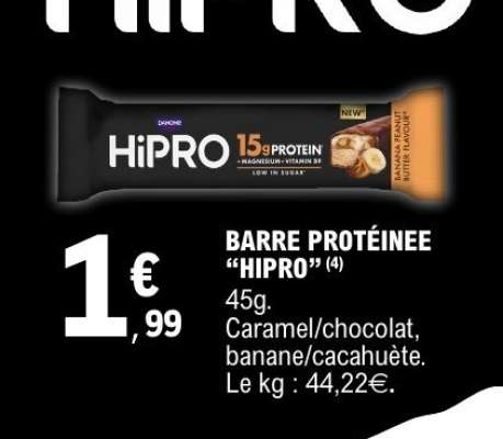 BARRE PROTÉINÉE “HIPRO”