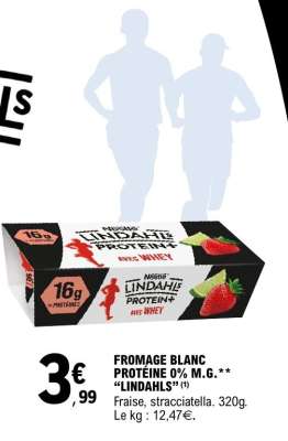 FROMAGE BLANC PROTÉINE 0% M.G.** “LINDAHLS”