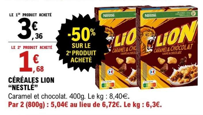 Céréales Lion Nestlé