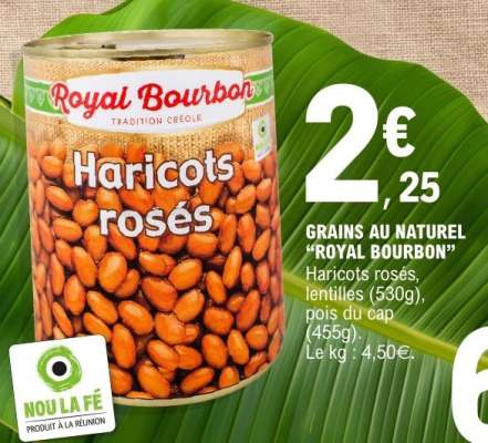 Haricots rosés