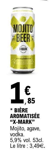 BIÈRE AROMATISÉE “X-MARK”