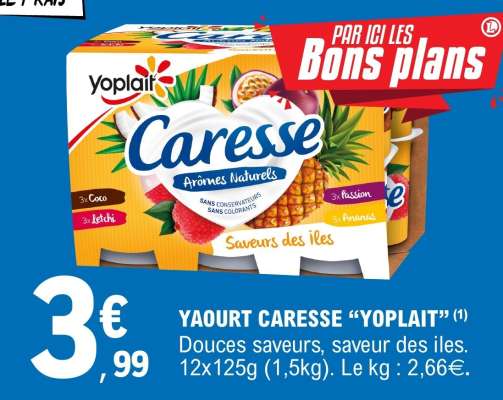 Yaourt Caresse 'Yoplait'