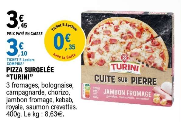 PIZZA SURGELÉE “TURINI”