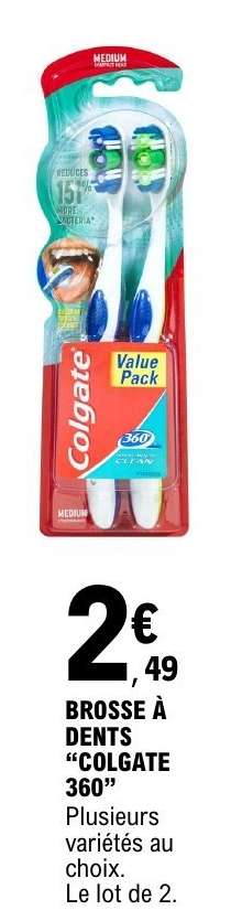 Brosse à dents 'Colgate 360'