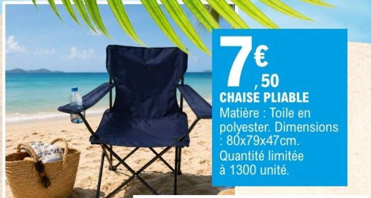CHAISE PLIABLE