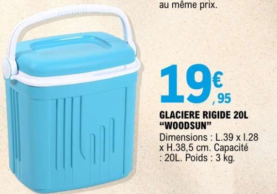 GLACIÈRE RIGIDE 20L "WOODSUN"