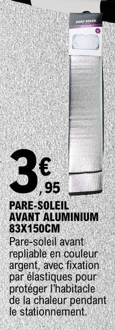 PARE-SOLEIL AVANT ALUMINIUM 83X150CM