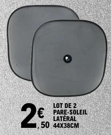 LOT DE 2 PARE-SOLEIL LATÉRAL