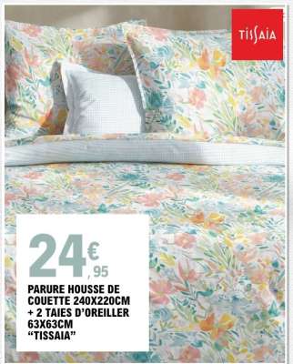Parure housse de couette