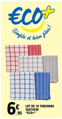 LOT DE 10 TORCHONS