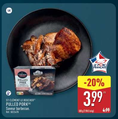 ST-CLÉMENT LE BOUCHER® PULLED PORK