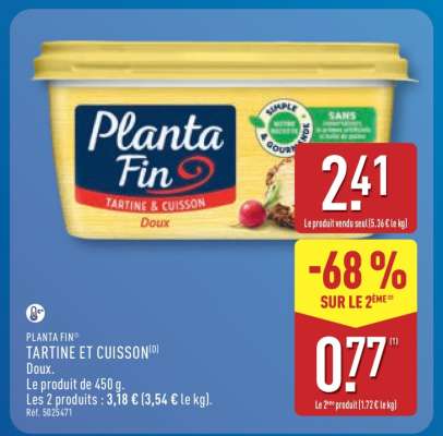 PLANTA FIN TARTINE ET CUISSON