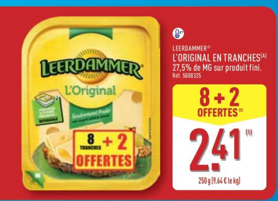 LEERDAMMER L'ORIGINAL EN TRANCHES
