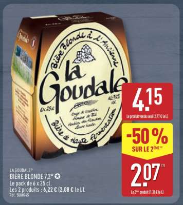 LA GOUDALE BIÈRE BLONDE 7,2°