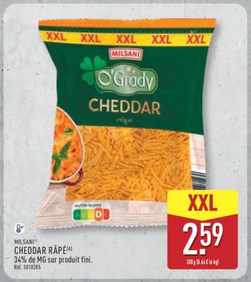 MILSANI® CHEDDAR RÂPÉ