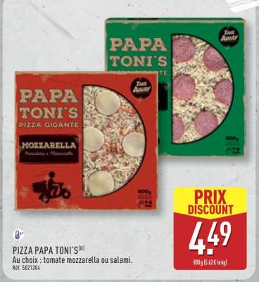 PIZZA PAPA TONI'S