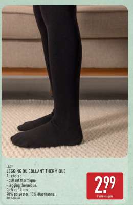 LEGGING OU COLLANT THERMIQUE