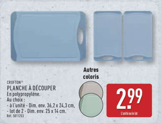 CROFTON PLANCHA À DÉCOUPER