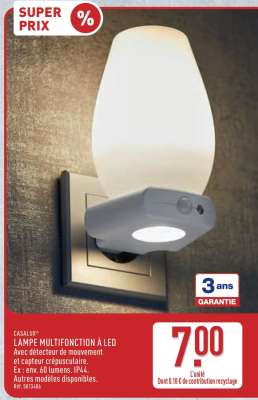 LAMPE MULTIFONCTION À LED