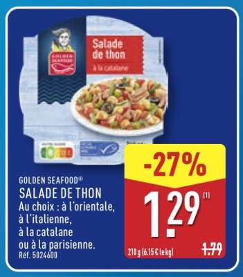 GOLDEN SEAFOOD SALADE DE THON