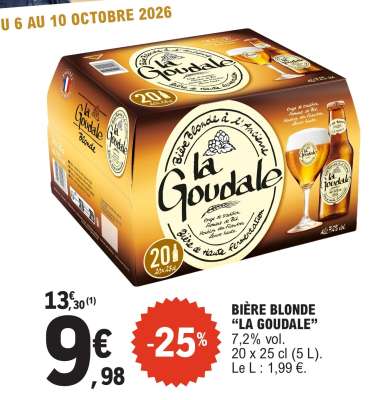 BIÈRE BLONDE 'LA GOUDALE'