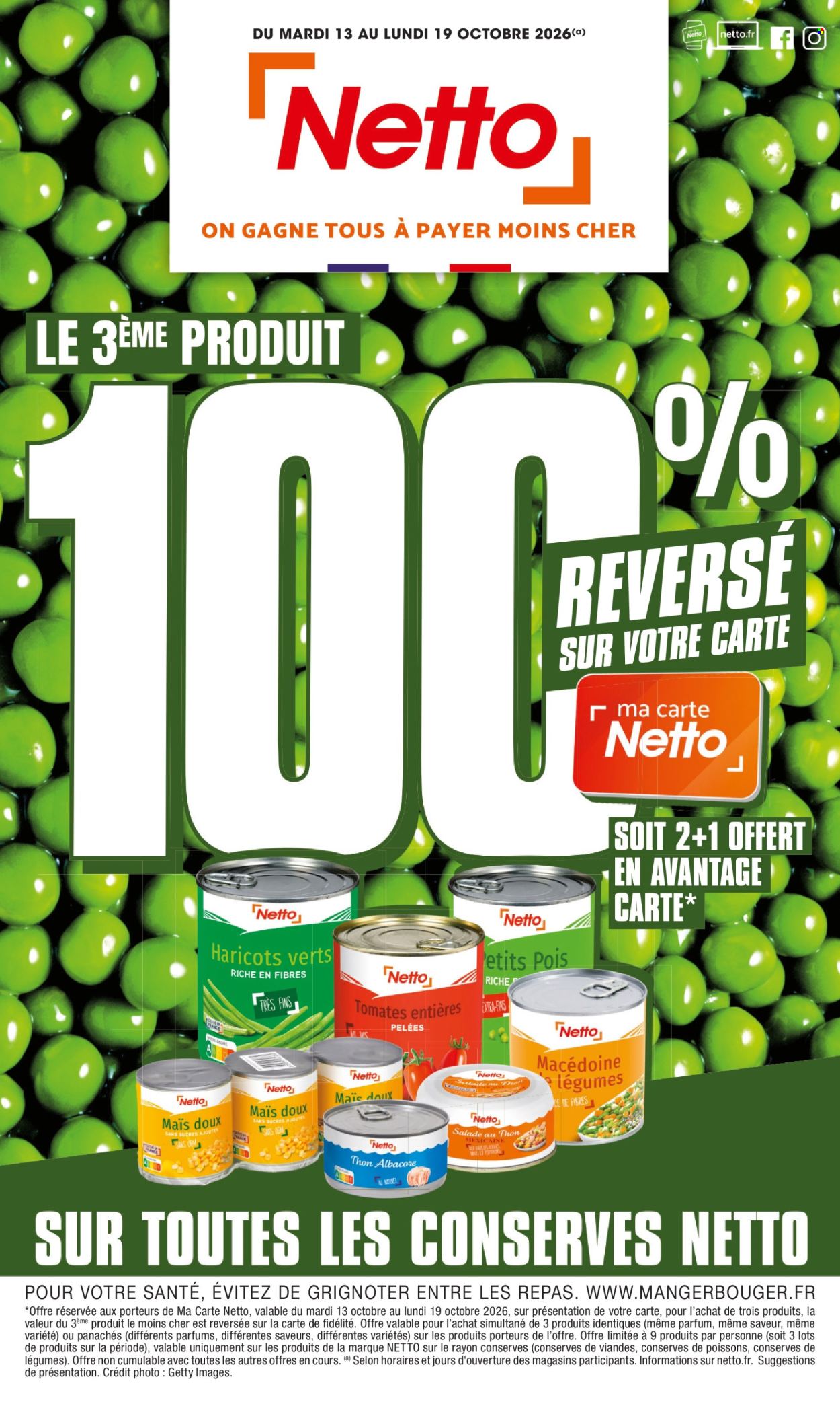 Catalogue Netto - 13/10/2026 - 19/10/2026. Page 1