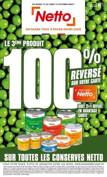 Catalogue Netto - 13/10/2026 - 19/10/2026.