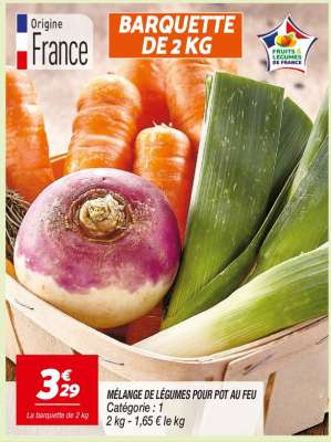 Barquette de 2 kg