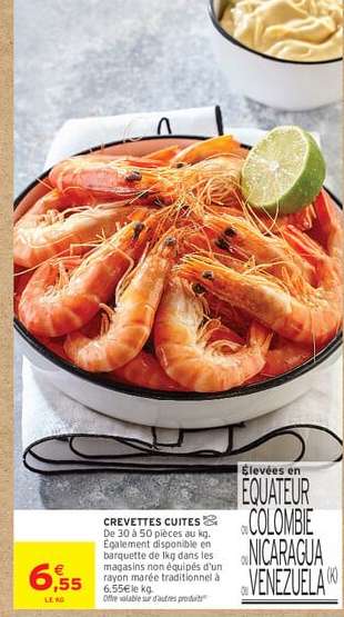 CREVETTES CUITES
