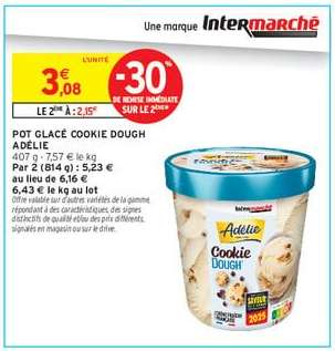 Pot Glacé Cookie Dough Adélie