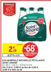Eau Minérale Naturelle Pétillante 'Saint Amand'