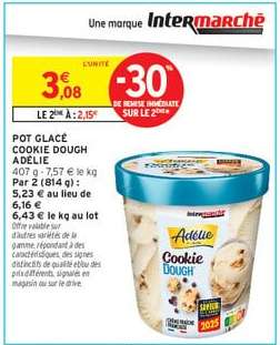 Pot Glacé Cookie Dough Adélie