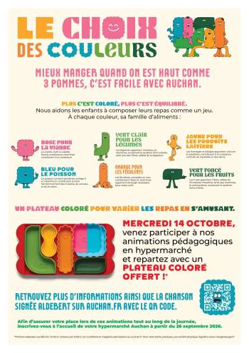 Catalogue Auchan - 08/10/2026 - 11/10/2026.