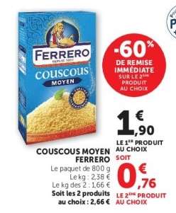 Couscous Moyen Ferrero