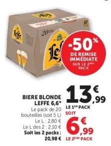 Biere Blonde Leffe 6.6°