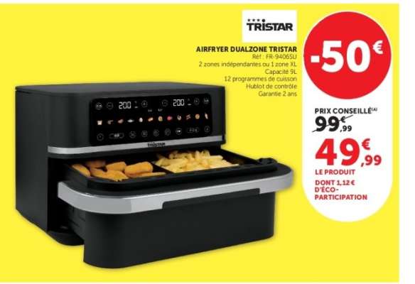AIRFRYER DUALZONE TRISTAR