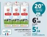 LAIT UHT ENTIER U