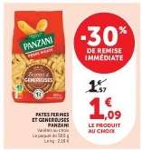 PÂTES FERMES ET GÉNÉREUSES “PANZANI”