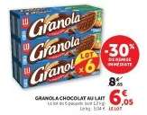 Granola chocolat au lait