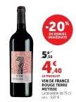 VIN DE FRANCE ROUGE 'TERRE MÉTISSÉ'