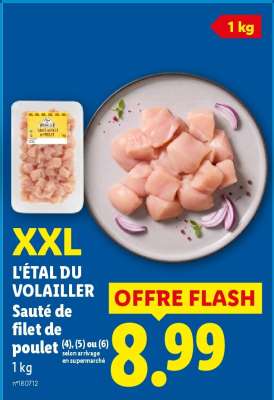 L'ÉTAL DU VOLAILLER Sauté de filet de poulet