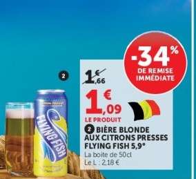 BIÈRE BLONDE AUX CITRONS PRESSES FLYING FISH 5,9°